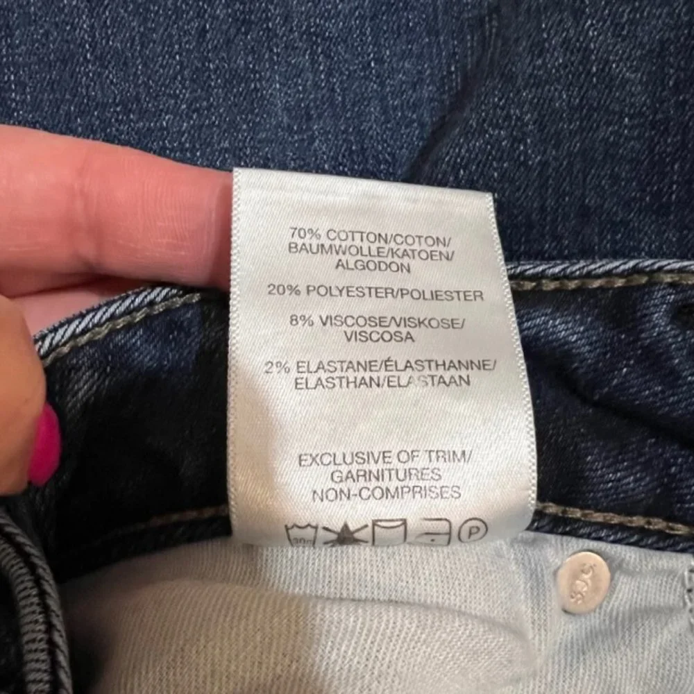 Silver Jeans Women's Skinny Jeans - Dark Blue - Picture 6 of 7